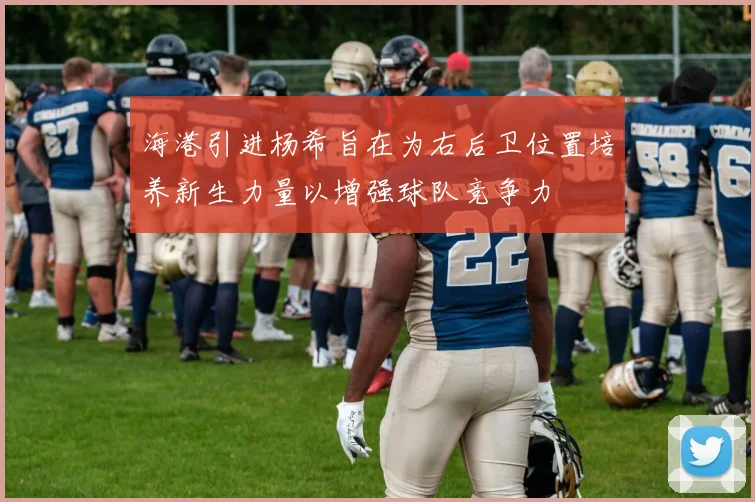 海港引进杨希旨在为右后卫位置培养新生力量以增强球队竞争力
